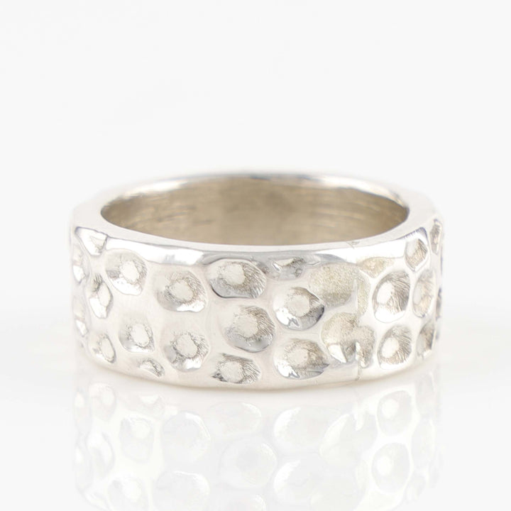 Textured Silver Ring