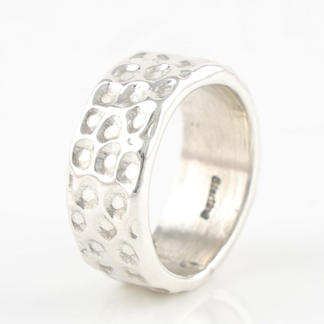 Textured Silver Ring