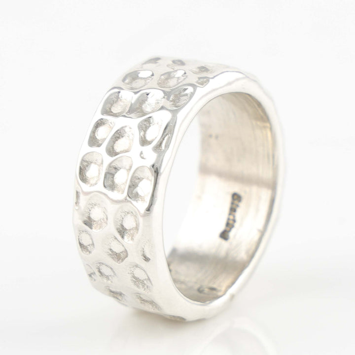 Textured Silver Ring