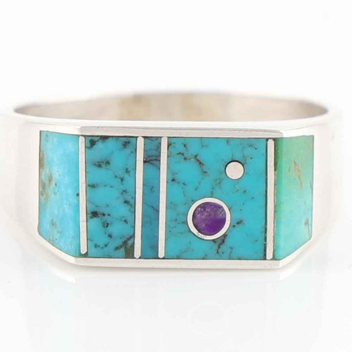 Turquoise and Sugilite Ring