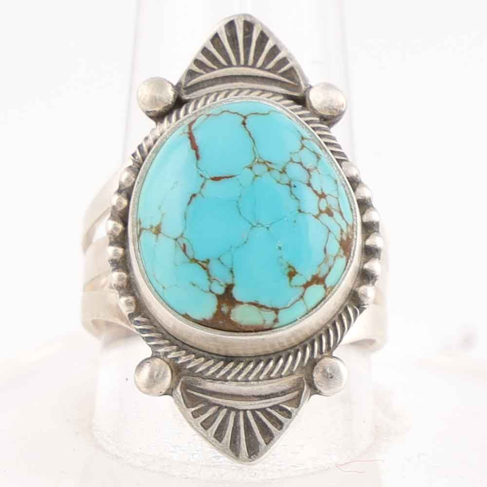 Number Eight Turquoise Ring