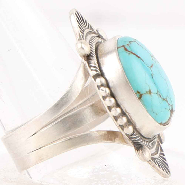 Number Eight Turquoise Ring