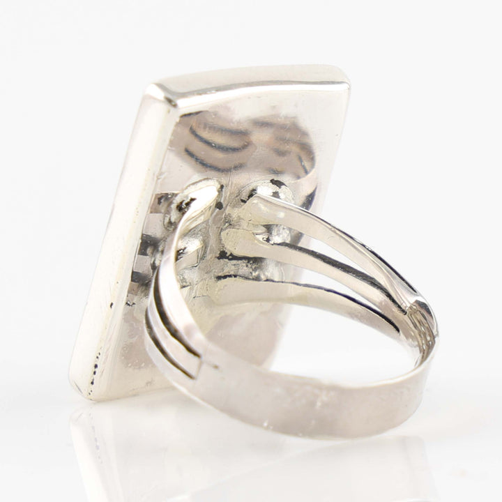 Jet and Turquoise Ring