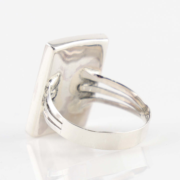 Jet and Turquoise Ring