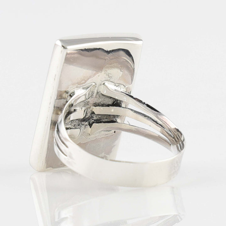 Jet and Turquoise Ring