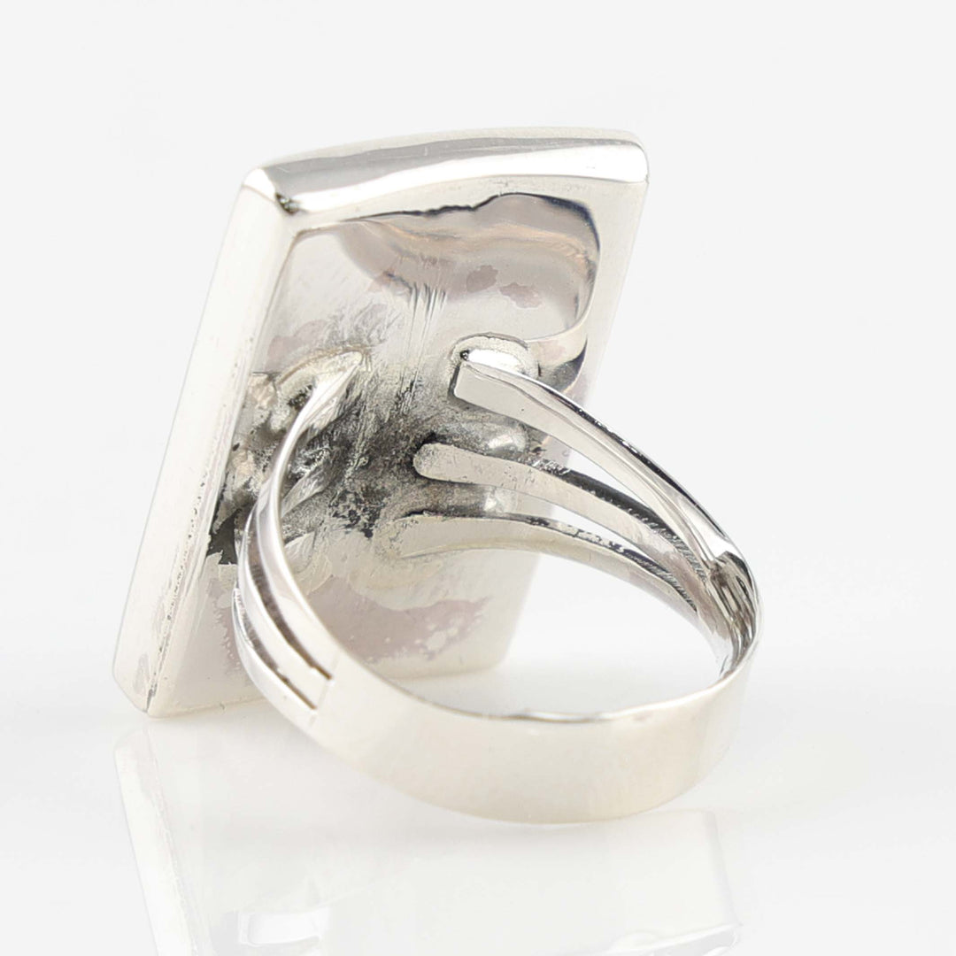 Jet and Turquoise Ring