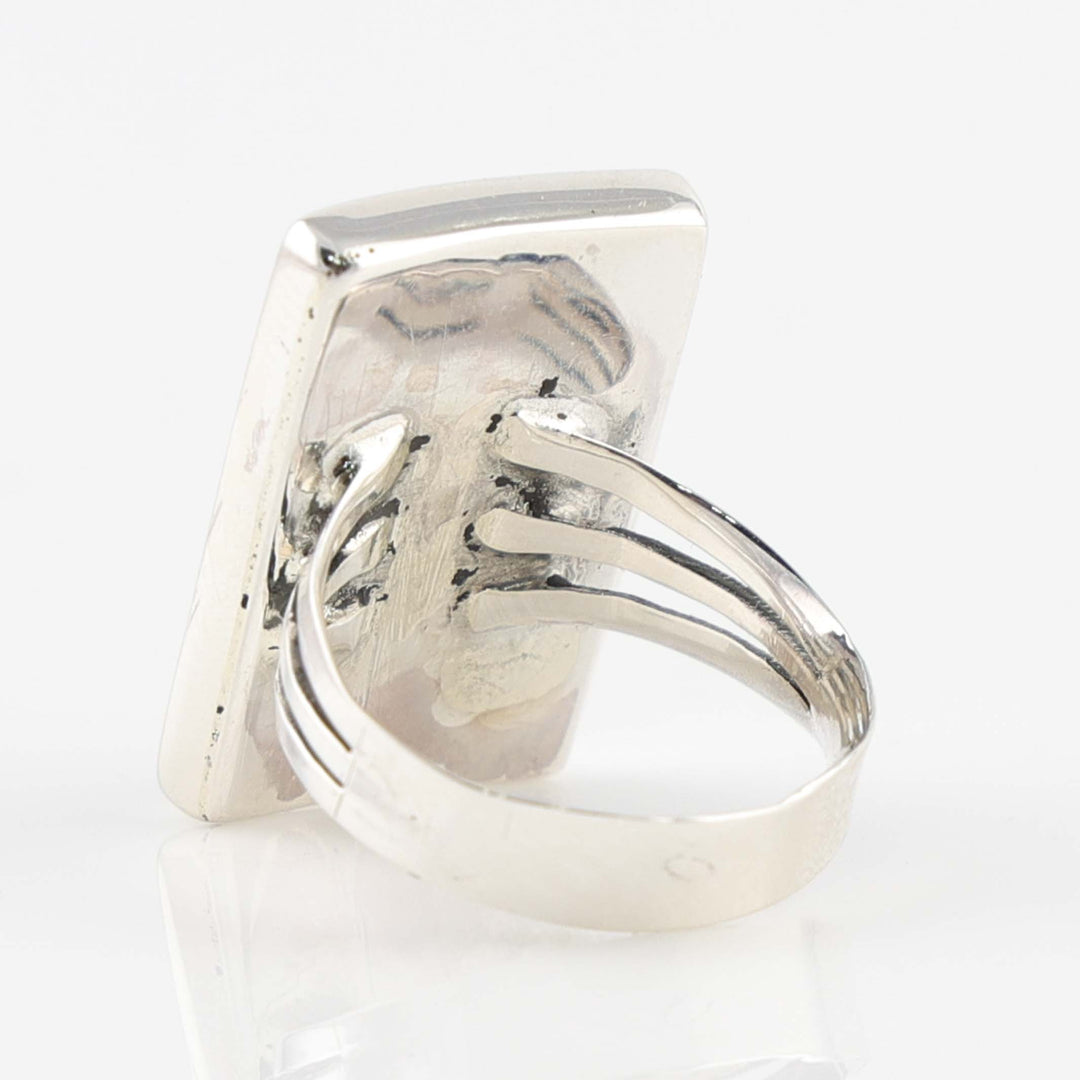 Jet and Turquoise Ring