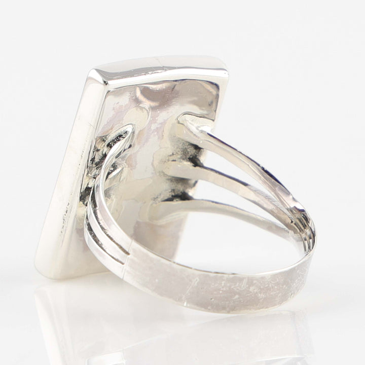 Jet and Turquoise Ring