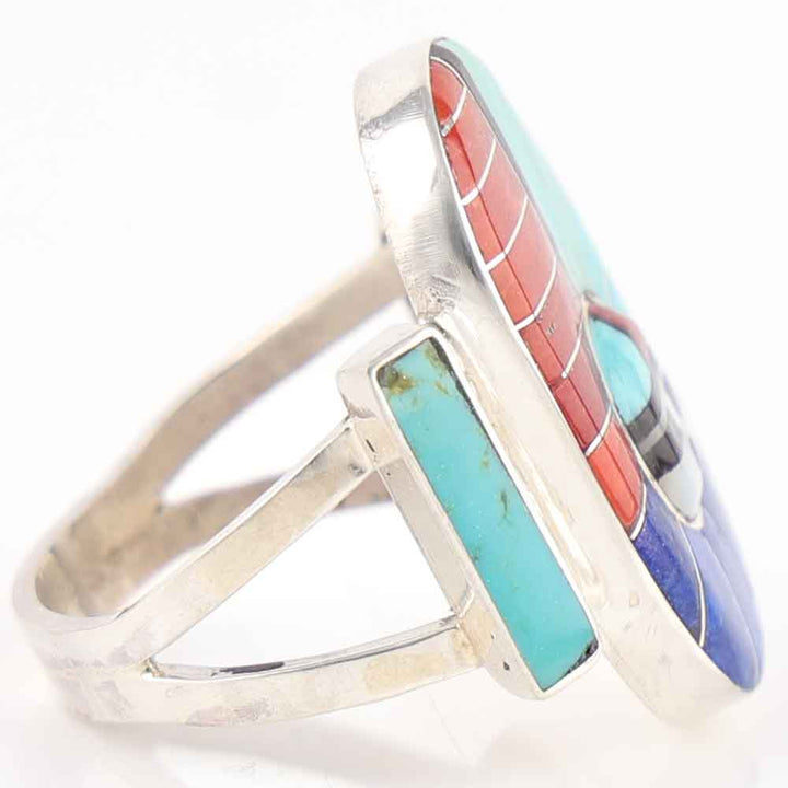 Inlay Sunface Ring
