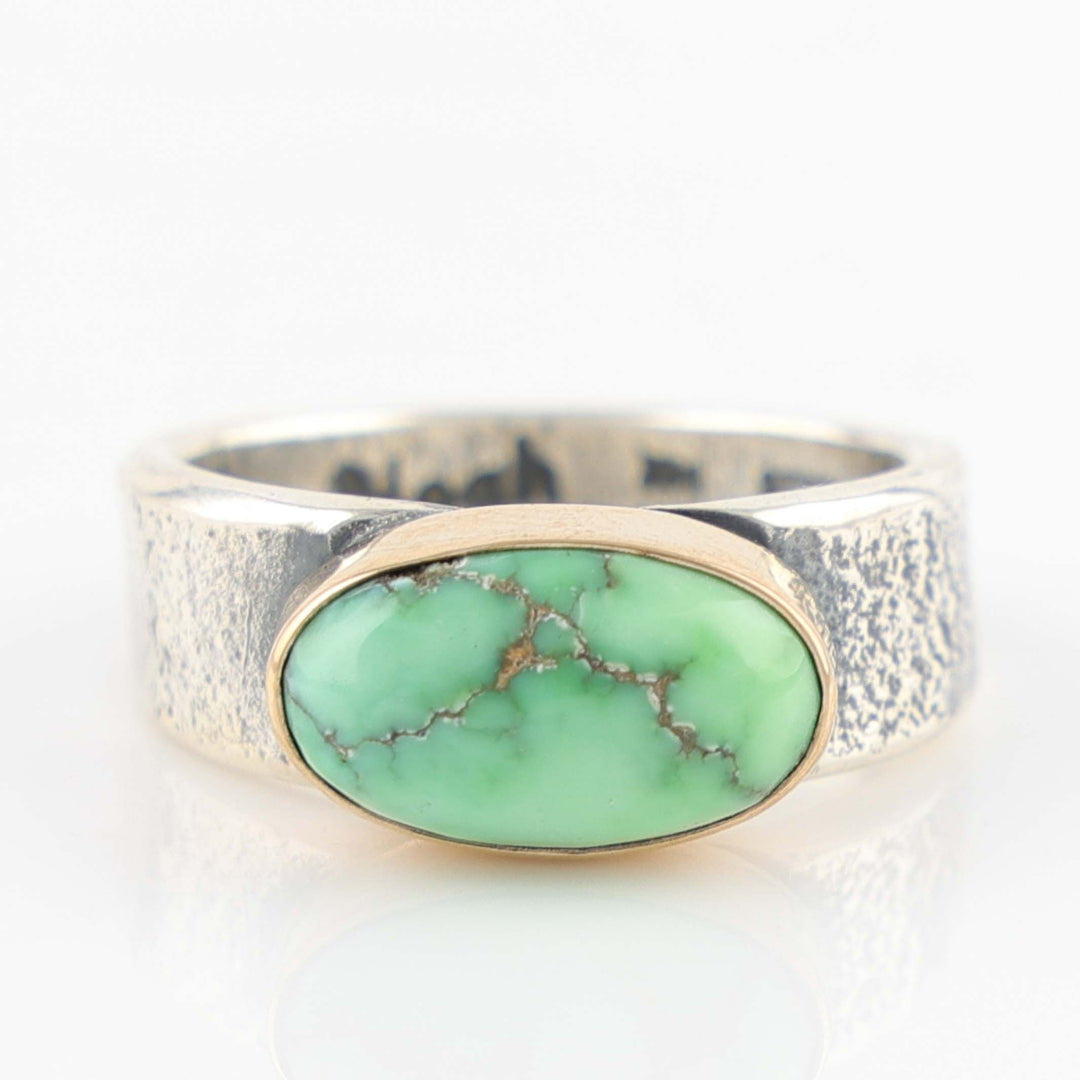 Gold and Turquoise Ring