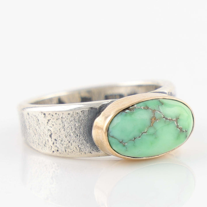 Gold and Turquoise Ring
