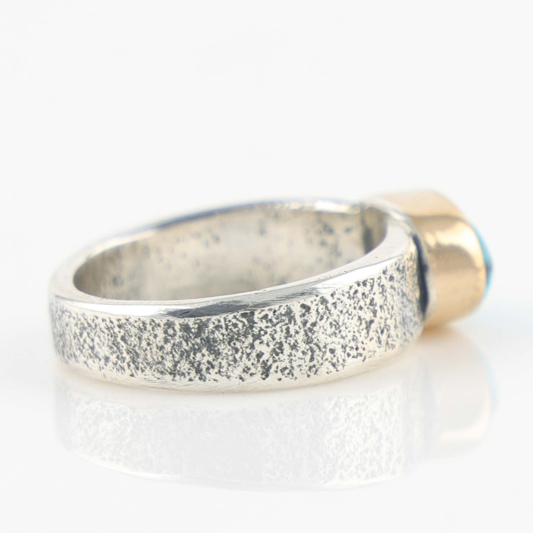 Gold and Turquoise Ring