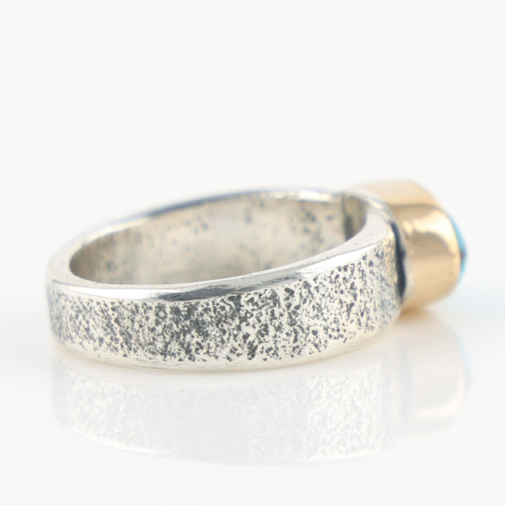 Gold and Turquoise Ring