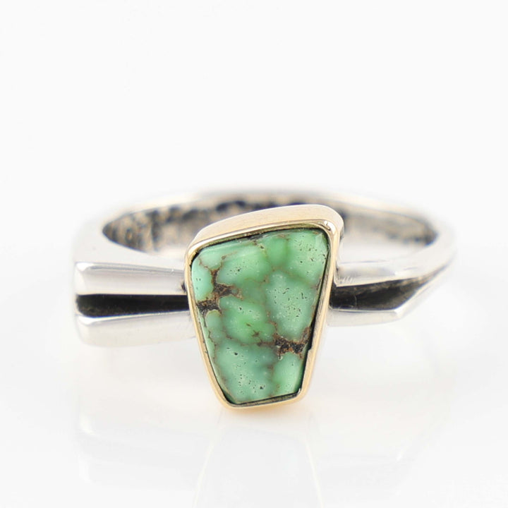 Gold and Turquoise Ring