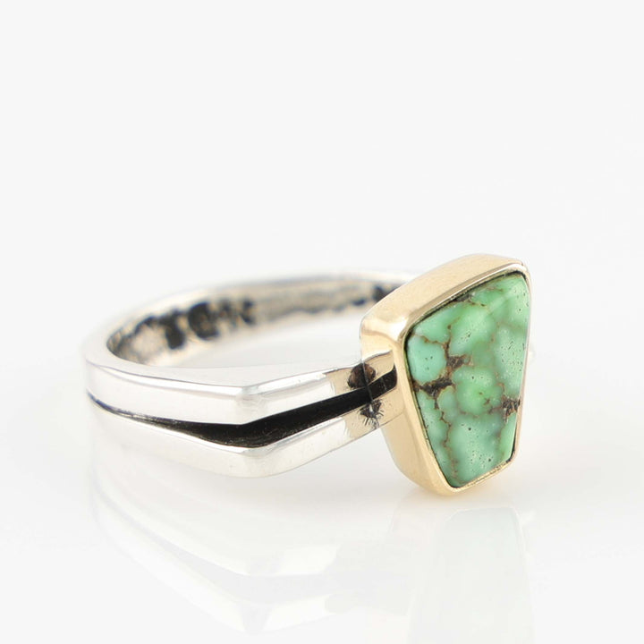 Gold and Turquoise Ring