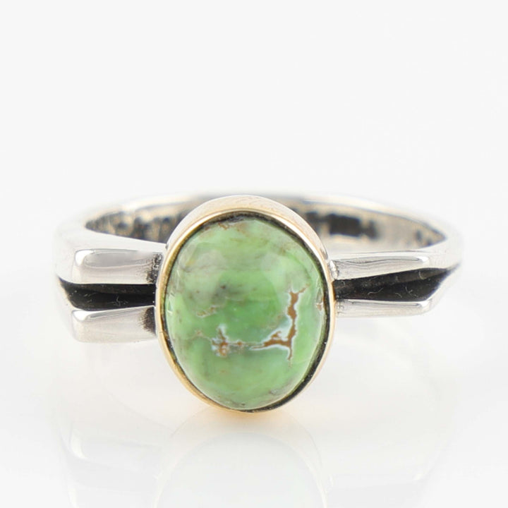 Gold and Turquoise Ring
