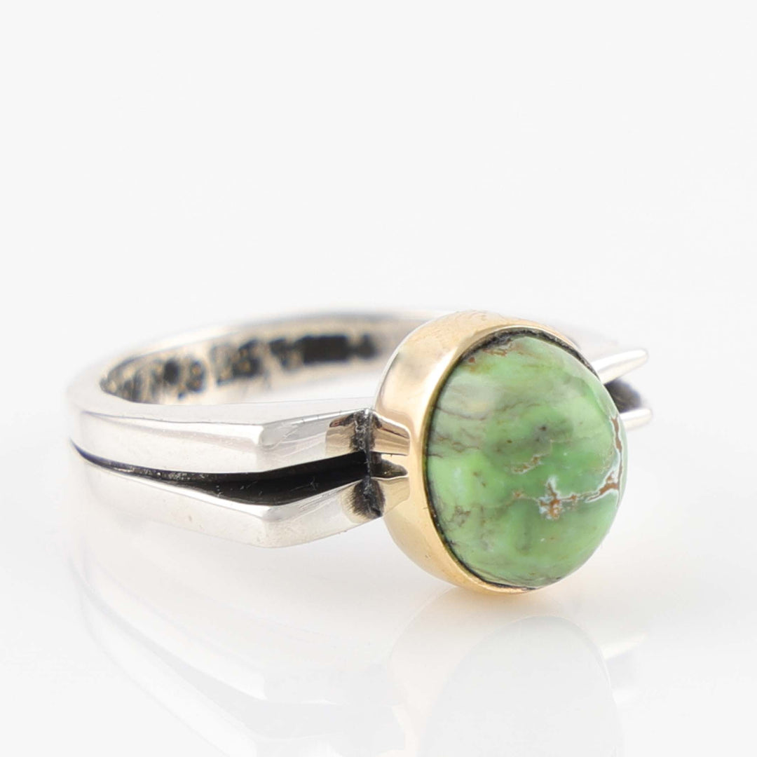 Gold and Turquoise Ring