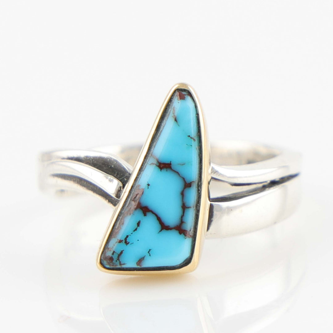 Gold and Turquoise Ring