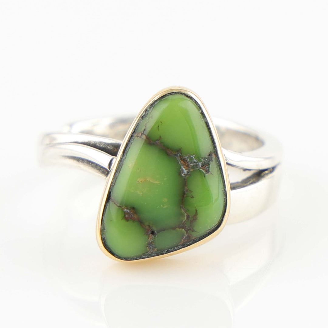 Gold and Turquoise Ring