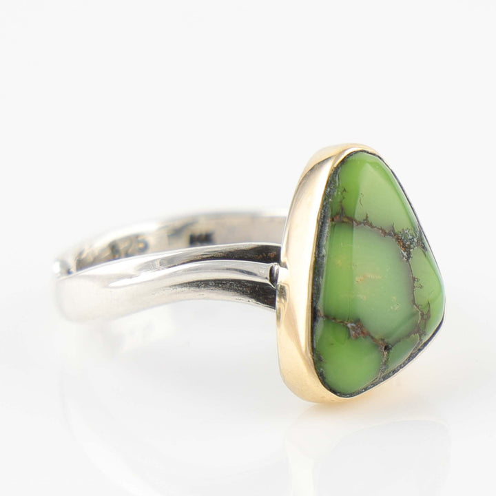 Gold and Turquoise Ring