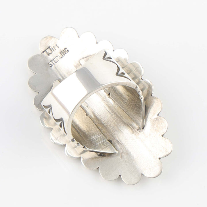 Stamped Silver Ring