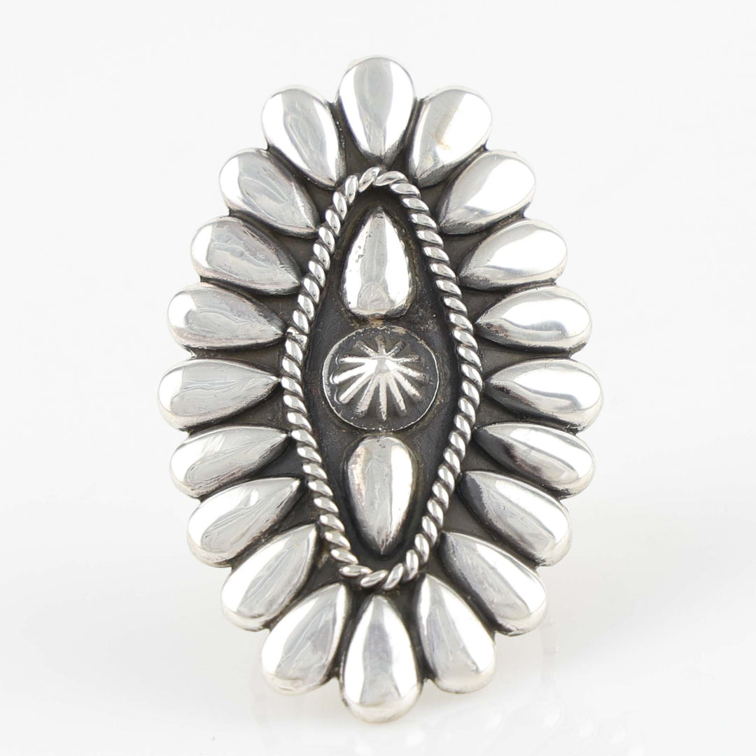 Stamped Silver Ring