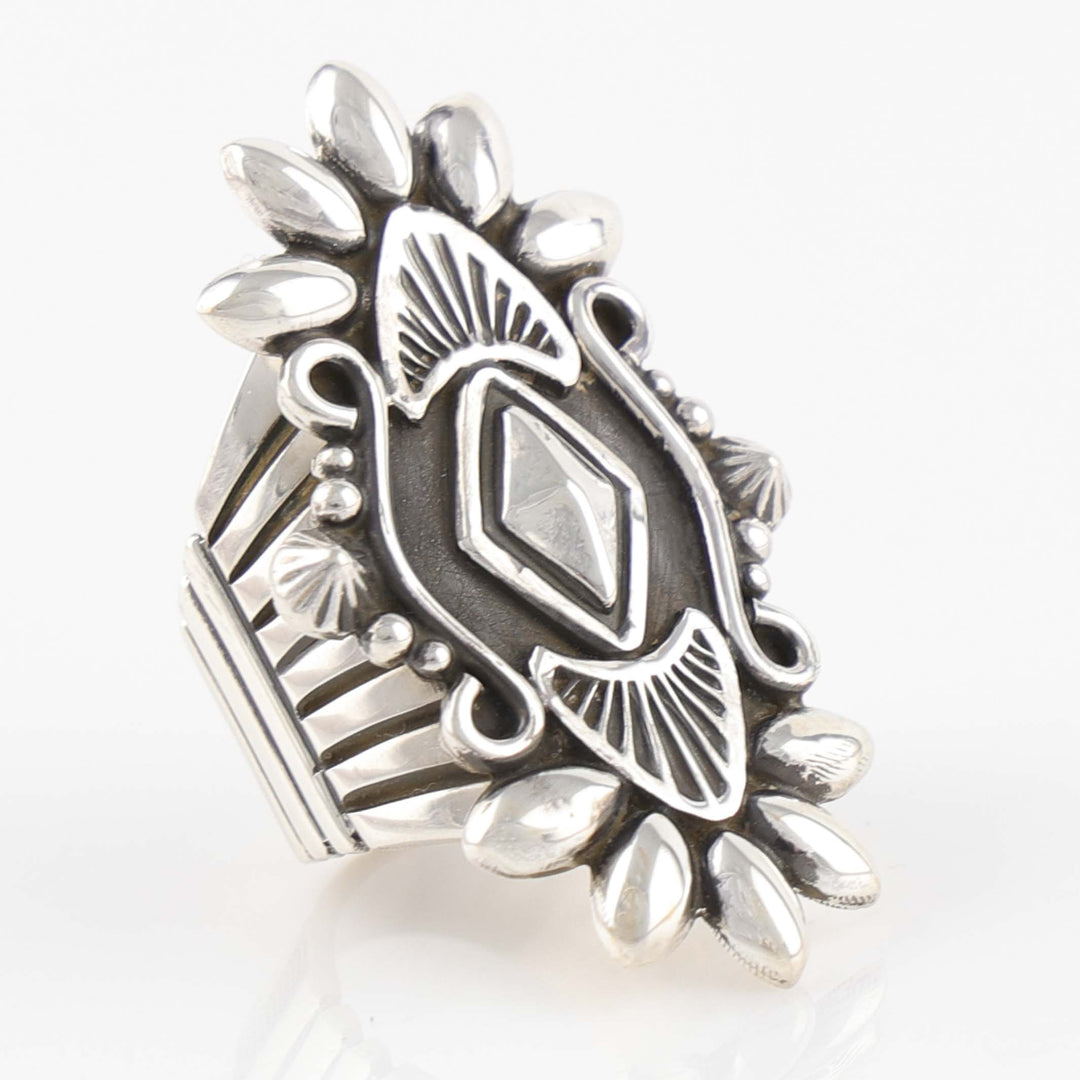 Stamped Silver Ring