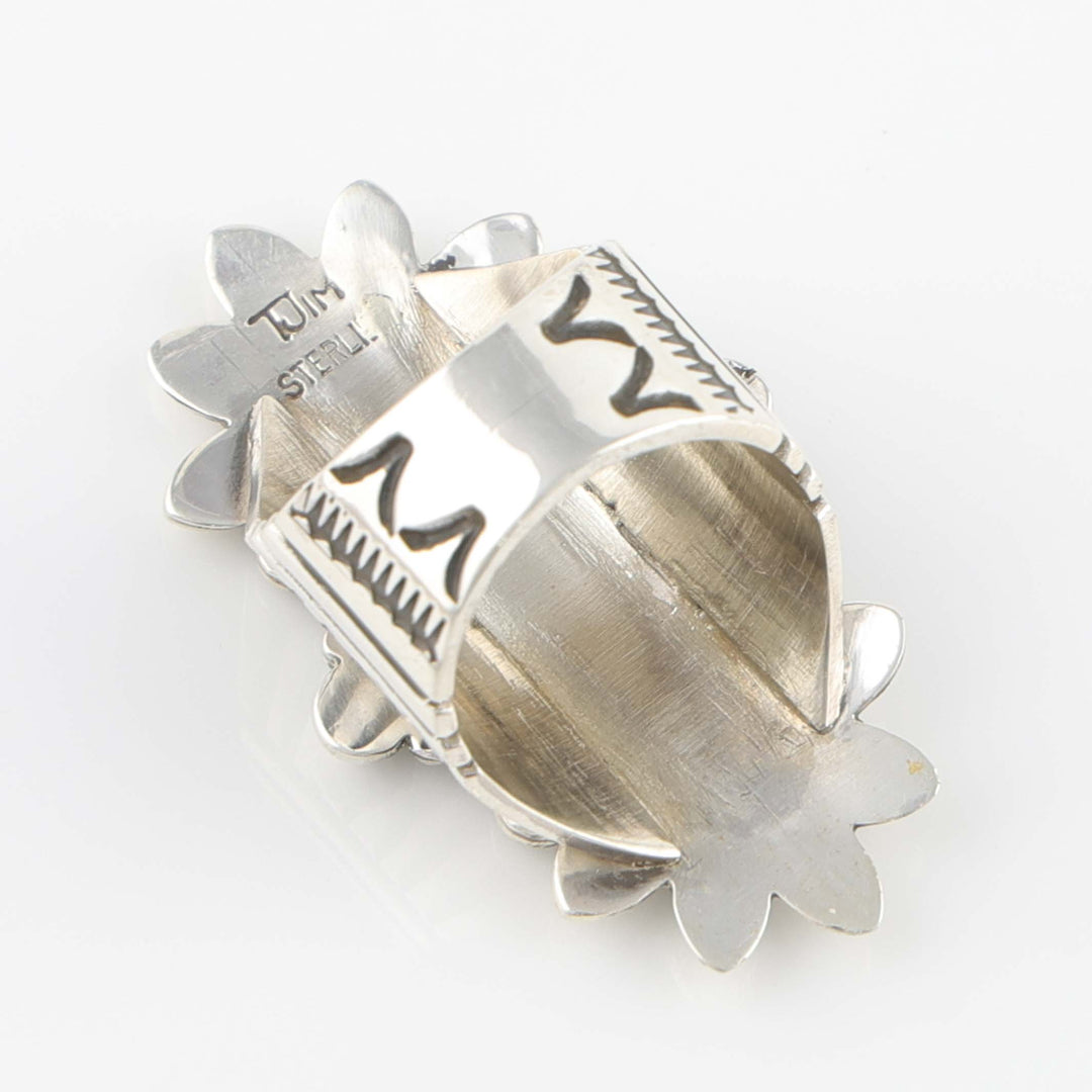 Stamped Silver Ring