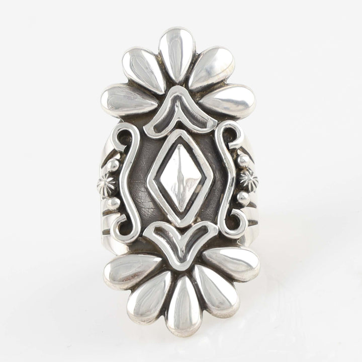 Stamped Silver Ring