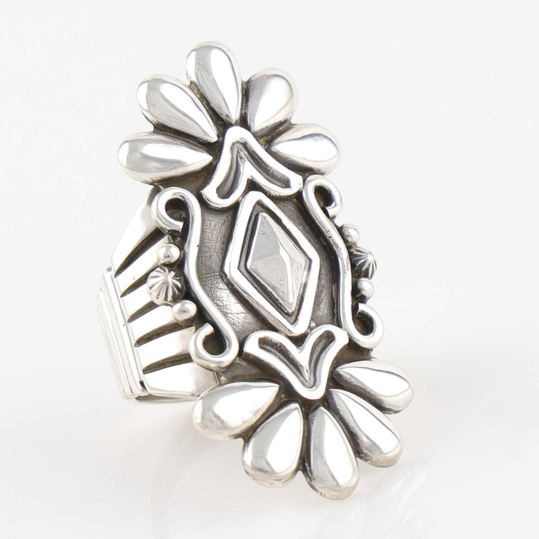 Stamped Silver Ring