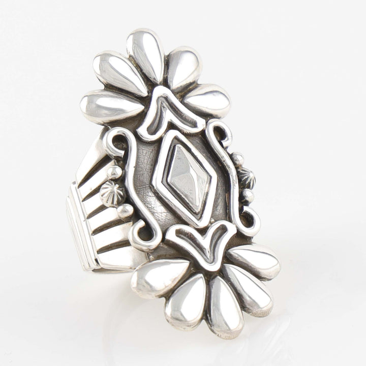Stamped Silver Ring