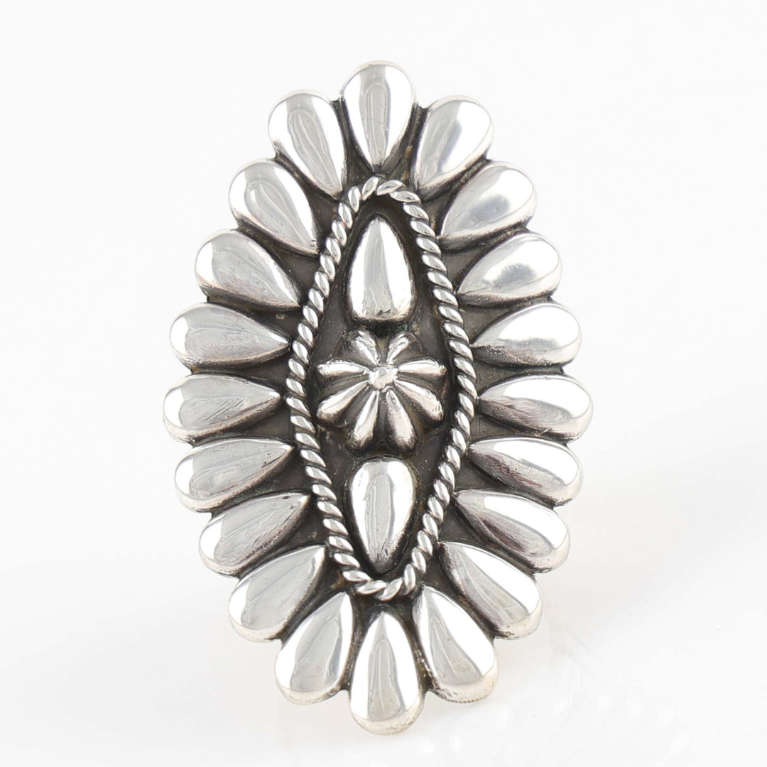 Stamped Silver Ring