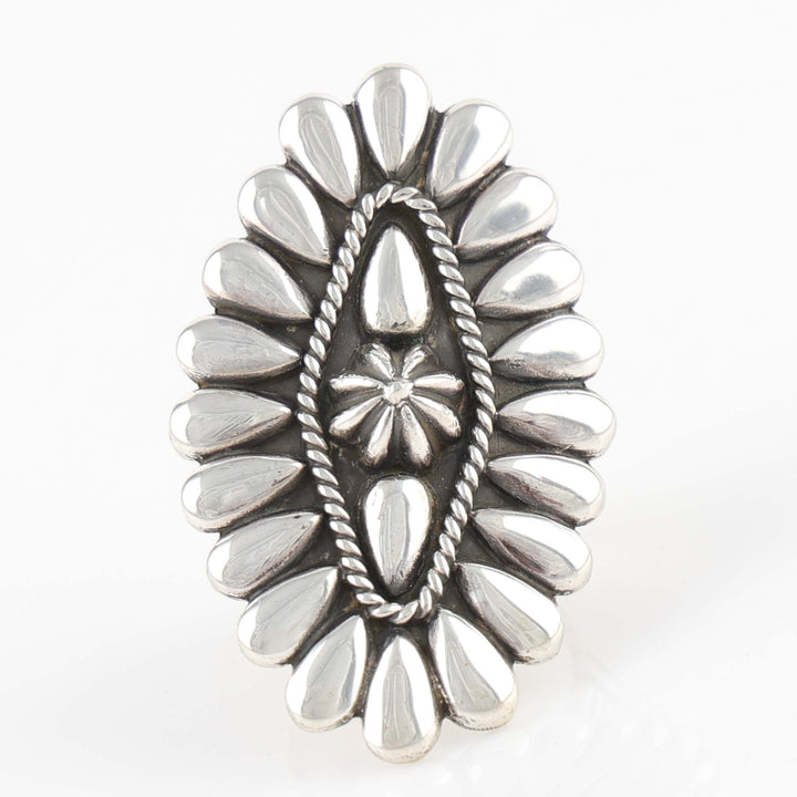 Stamped Silver Ring