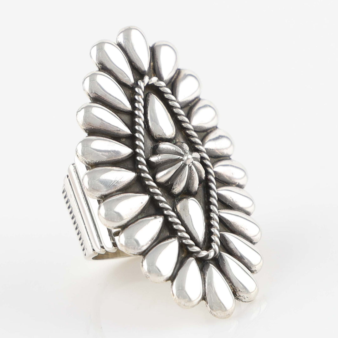 Stamped Silver Ring
