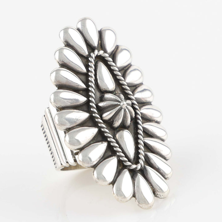 Stamped Silver Ring