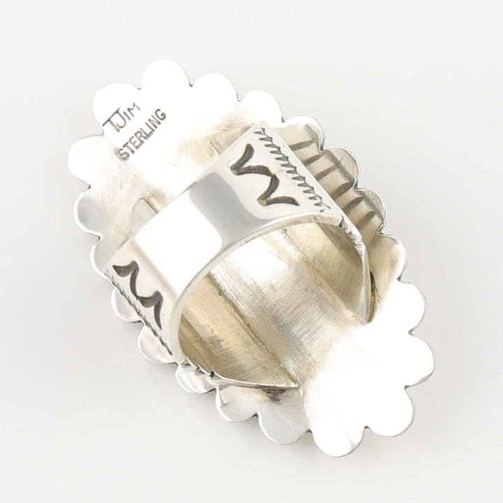 Stamped Silver Ring
