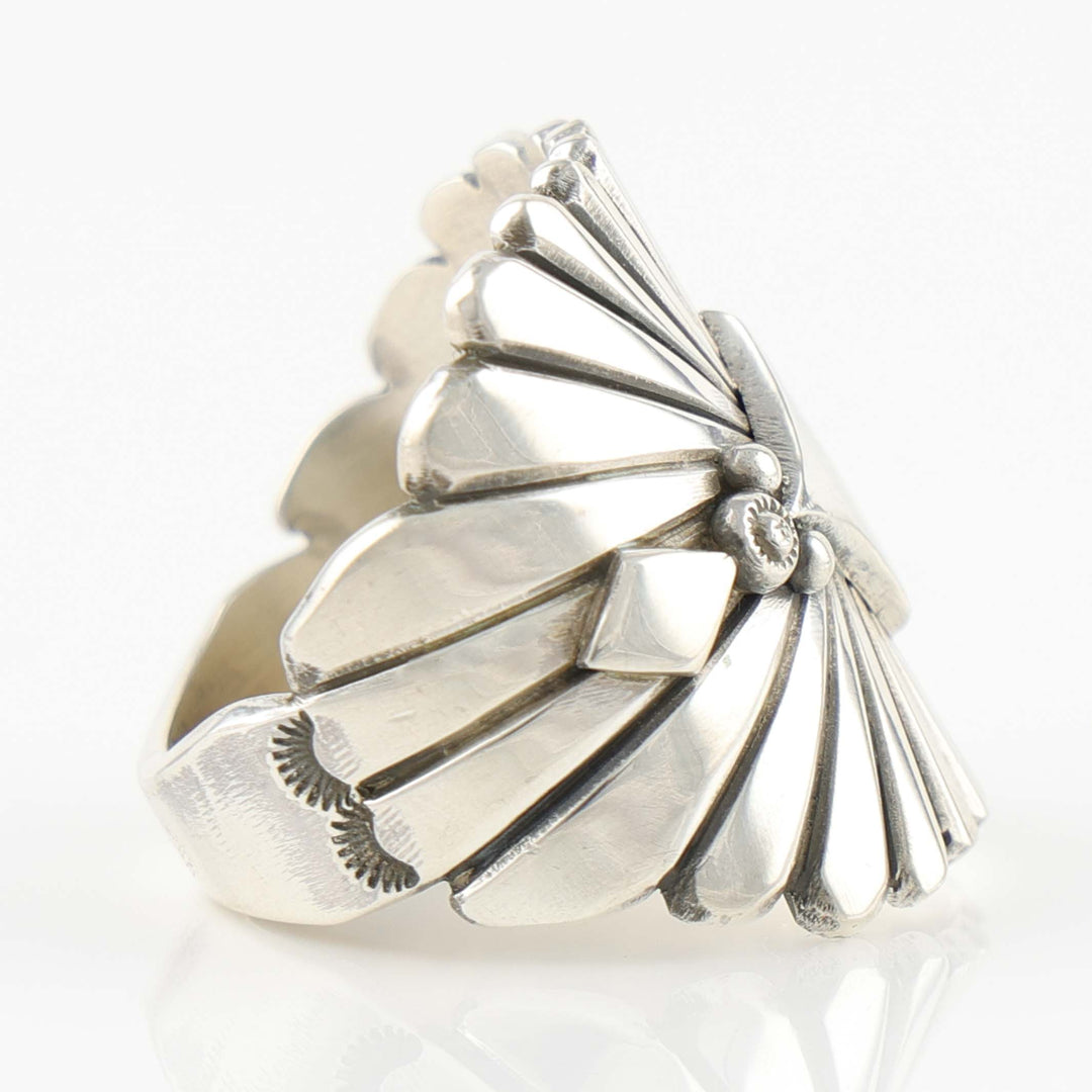 Stamped Silver Ring