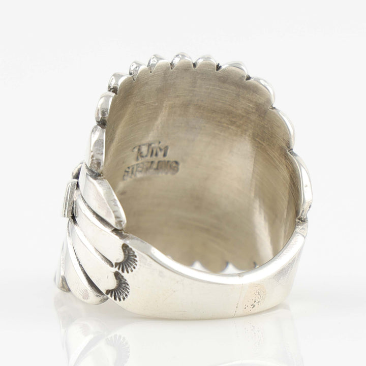 Stamped Silver Ring