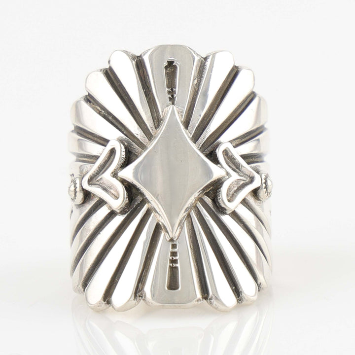 Stamped Silver Ring