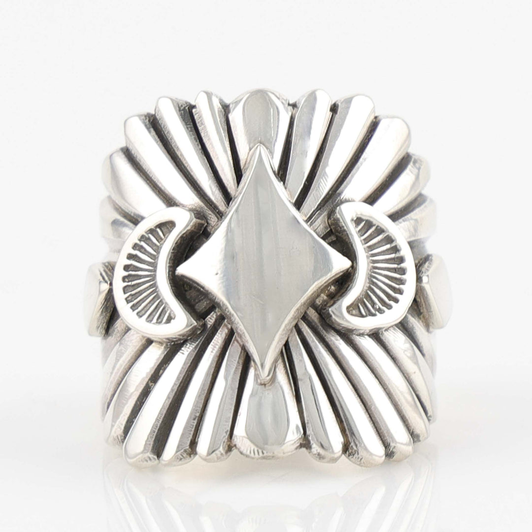 Stamped Silver Ring
