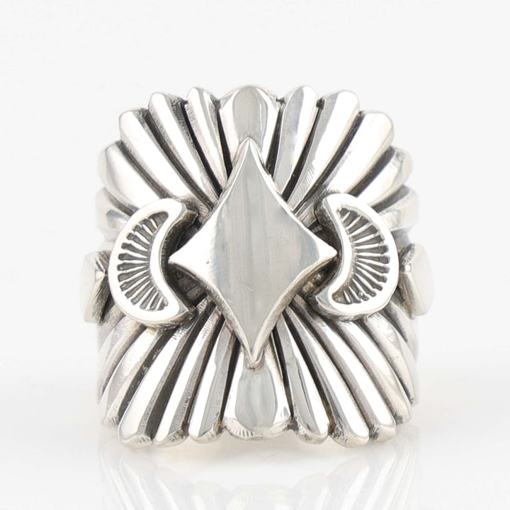 Stamped Silver Ring