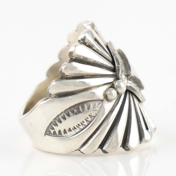 Stamped Silver Ring