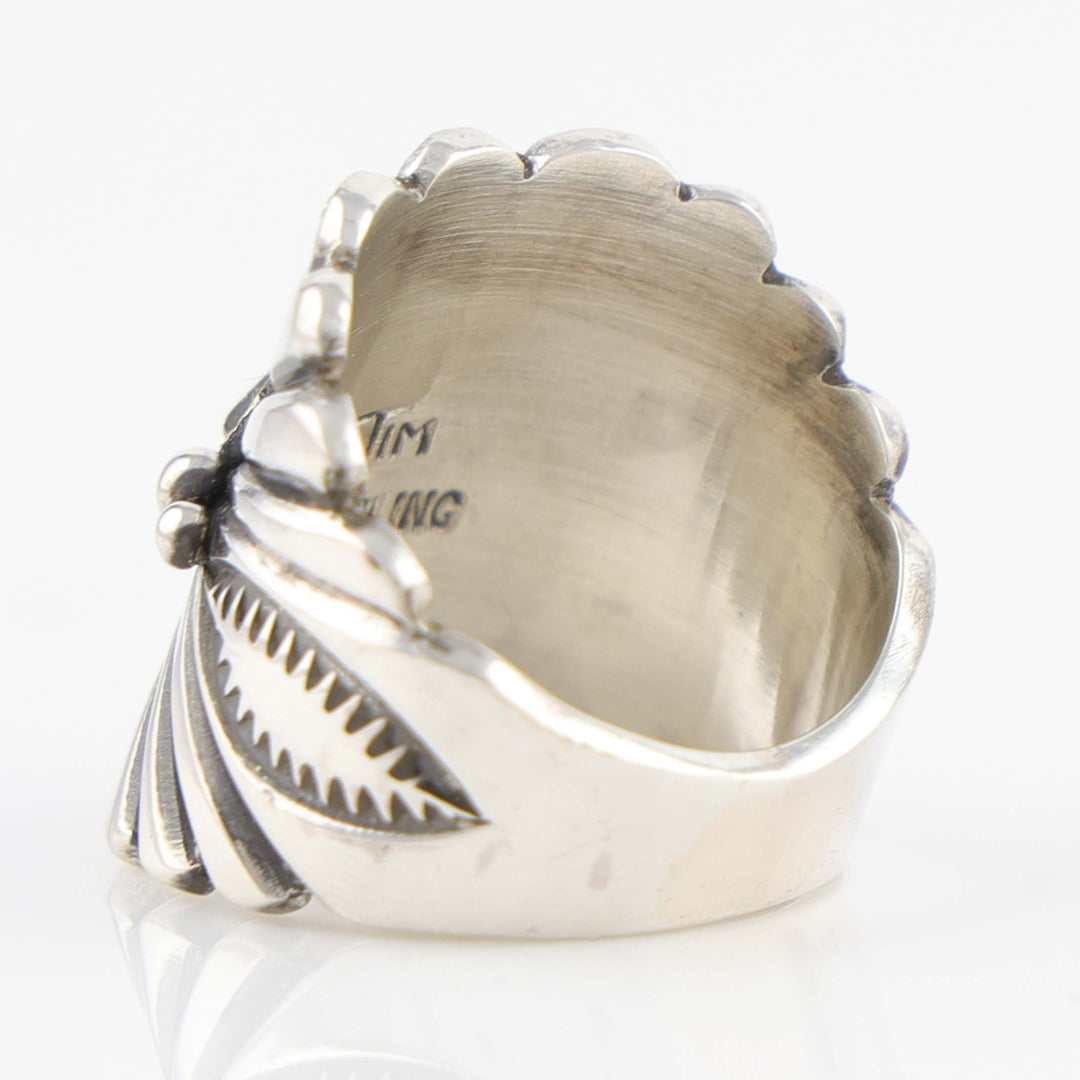 Stamped Silver Ring
