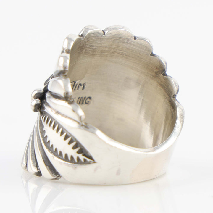 Stamped Silver Ring
