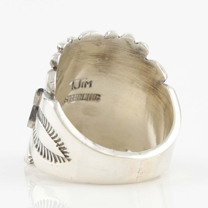 Stamped Silver Ring