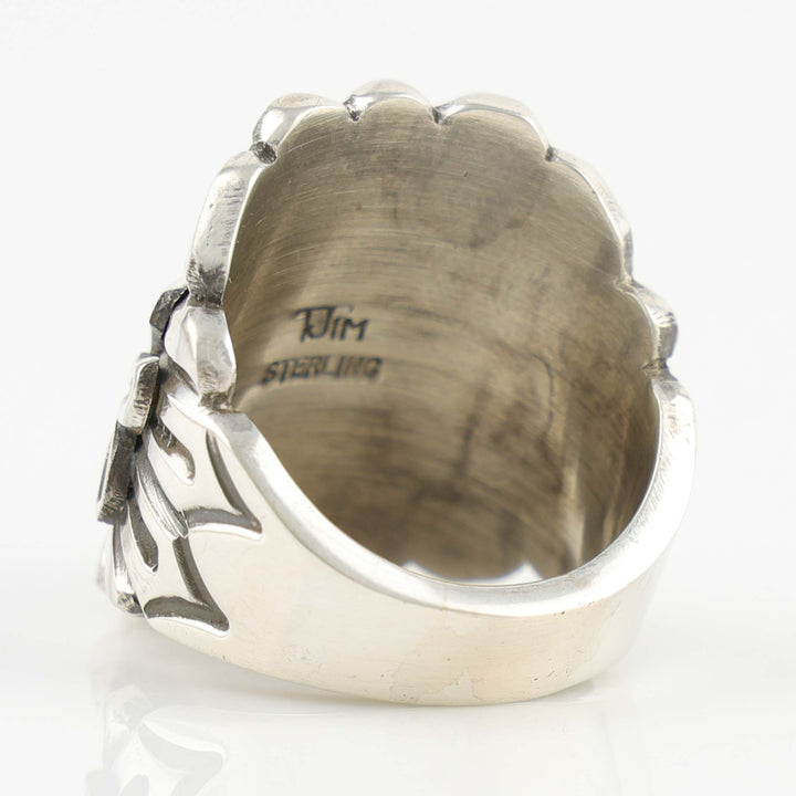 Stamped Silver Ring