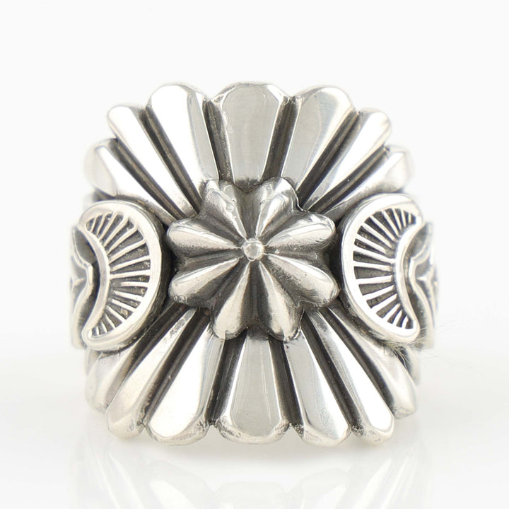 Stamped Silver Ring