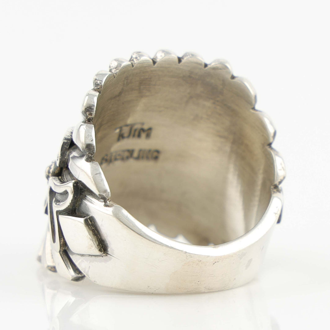 Stamped Silver Ring