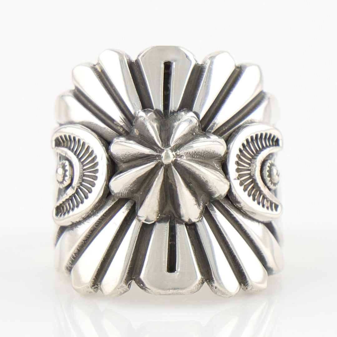 Stamped Silver Ring