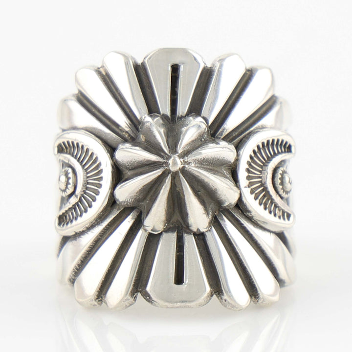 Stamped Silver Ring